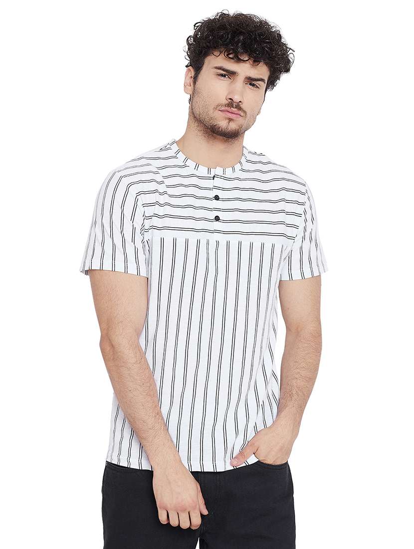 white striped t-shirt