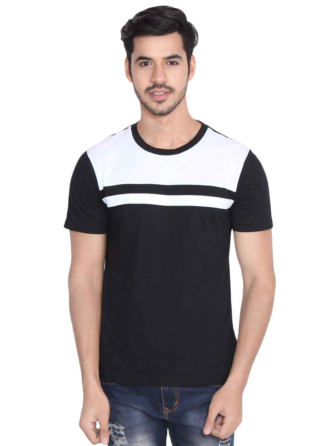 black cotton tshirt - 16219374 - Zoom Image - 0