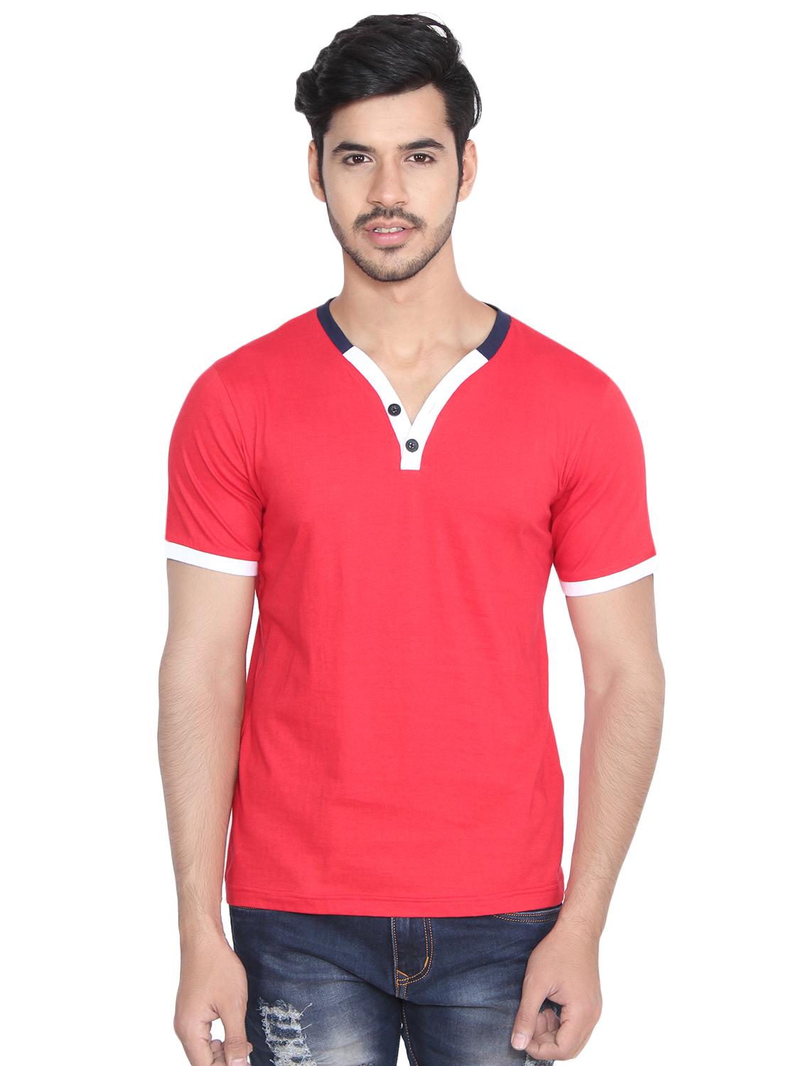 red solid t-shirt - 16219388 - Zoom Image - 0