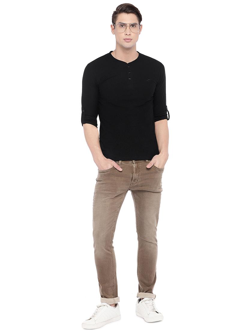black solid t-shirt - 16220264 - Standard Image - 3