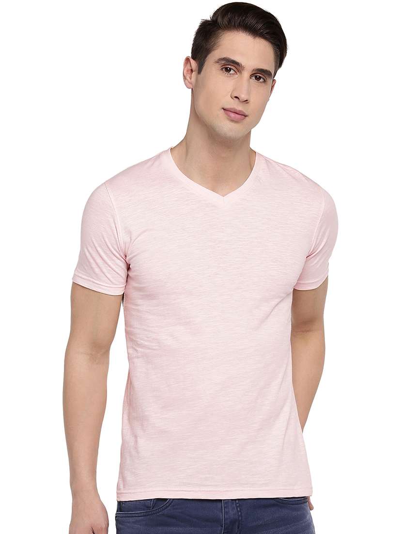 pink solid t-shirt - 16220276 - Zoom Image - 0