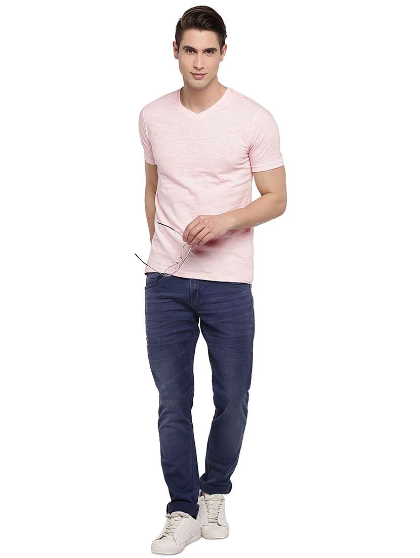 pink solid t-shirt - 16220276 - Standard Image - 3