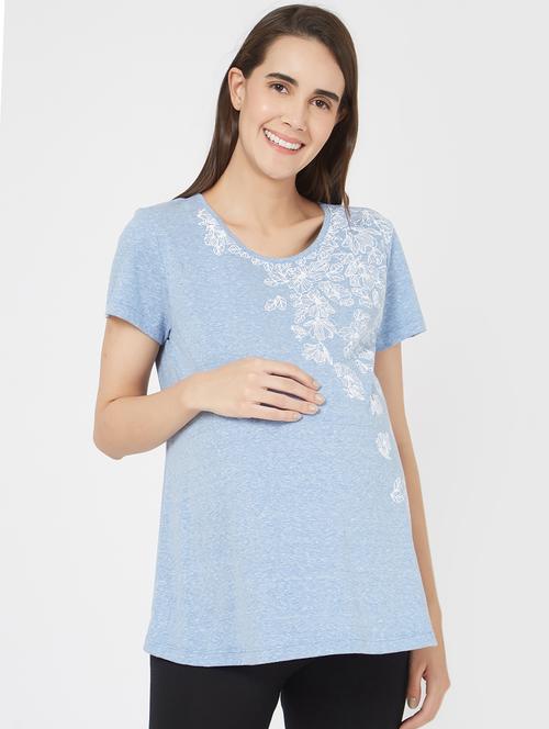 floral maternity wear tee - 16222009 - Standard Image - 0