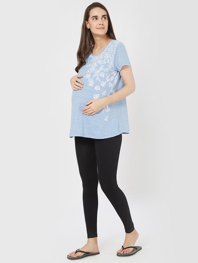 floral maternity wear tee - 16222009 - Standard Image - 3