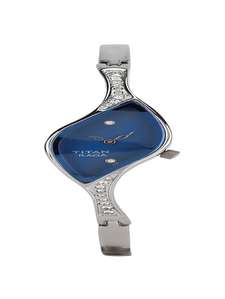 Buy online Titan Analog Blue Dial Women's Watch 9710sm01 from