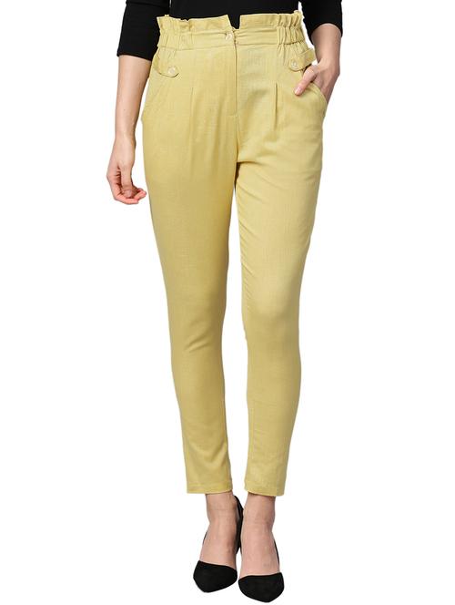 frill waist slim fit trouser - 16225936 -  Standard Image - 0
