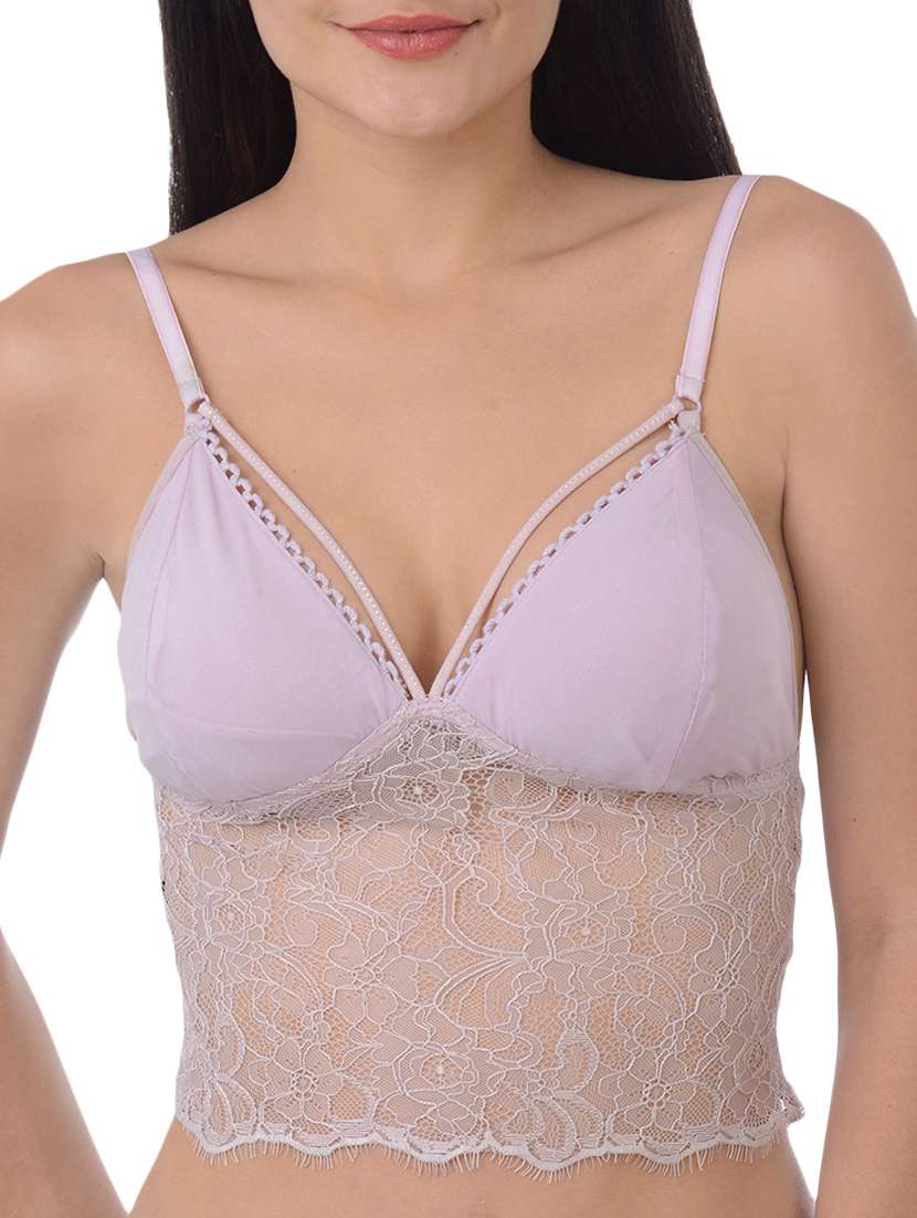 floral lace bralette