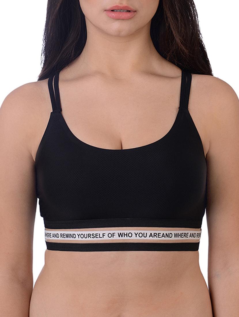 lace detail sports bra - 16227486 - Zoom Image - 0