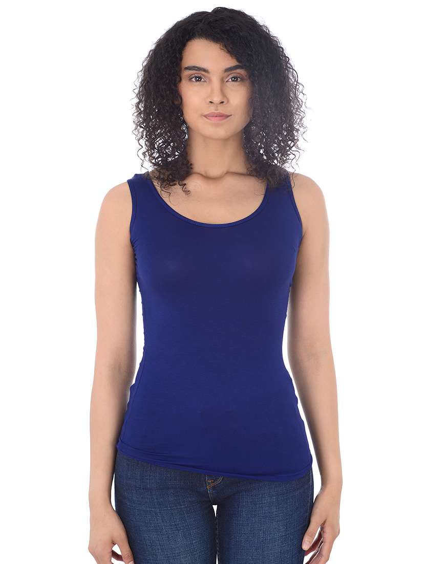 scoop neck solid camisole