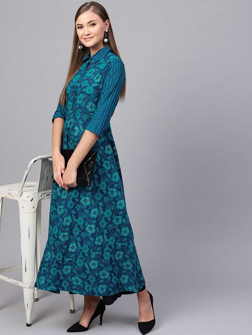 floral a-line kurta
