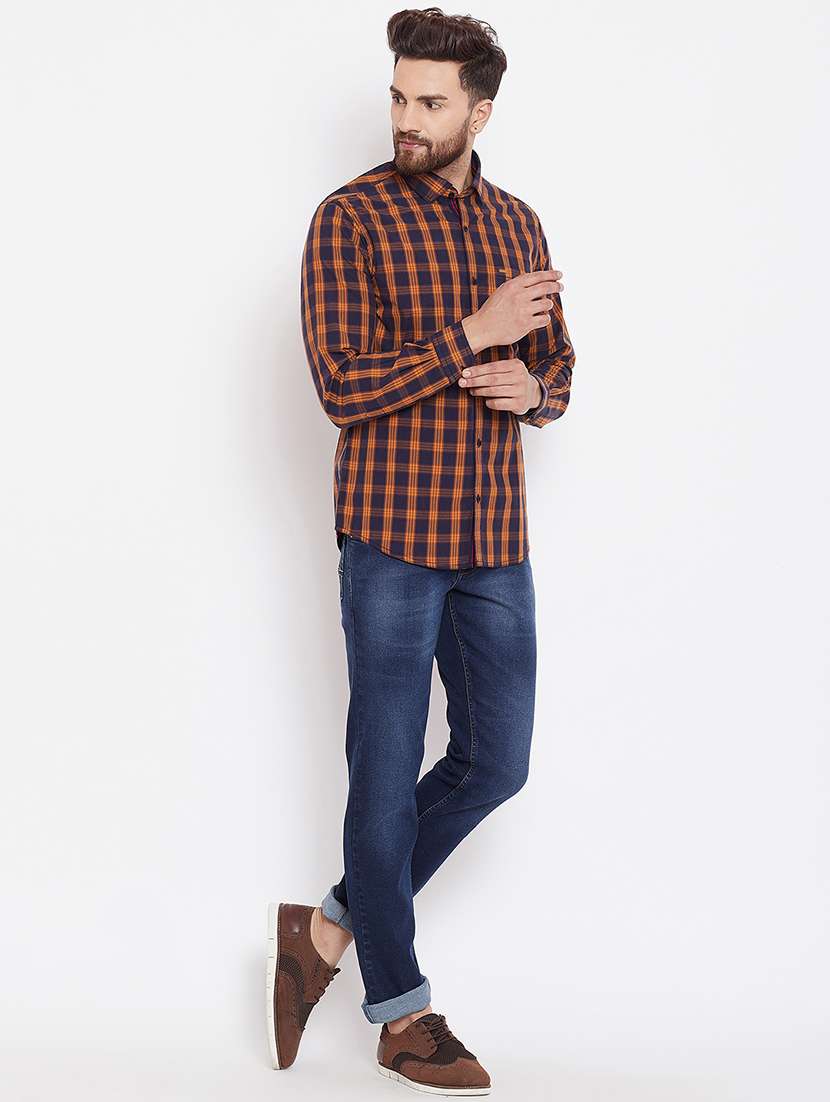 multicolor checkered casual shirt - 16229736 - Standard Image - 3