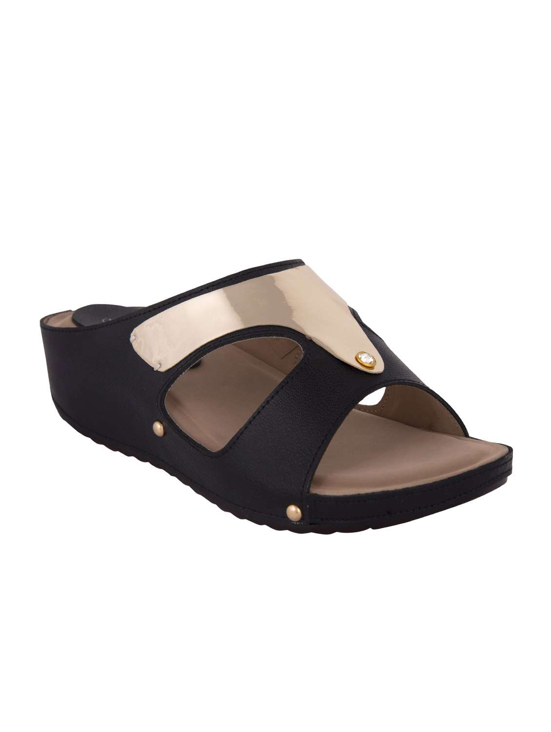 black slip on wedge - 16232560 -  Zoom Image - 0