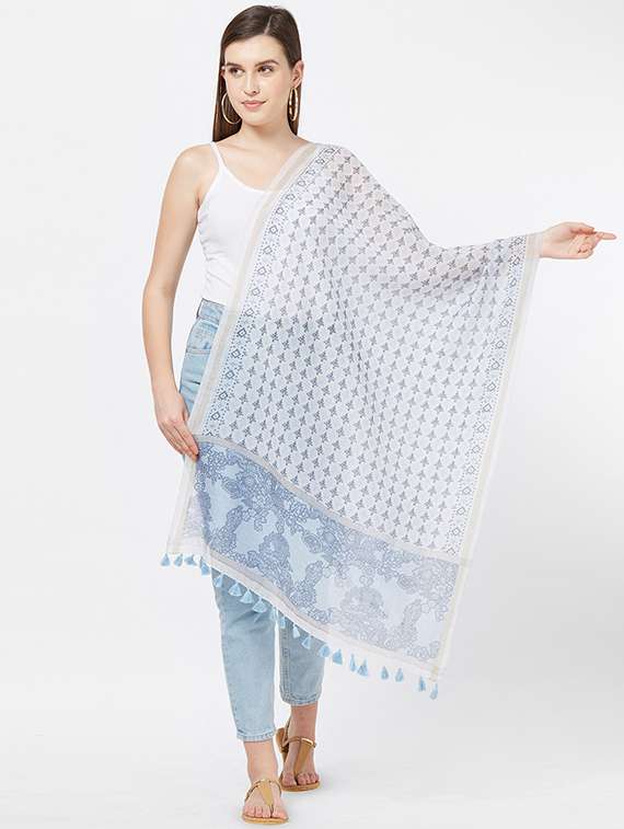 women's printed print stole - 16233682 - Zoom Image - 0