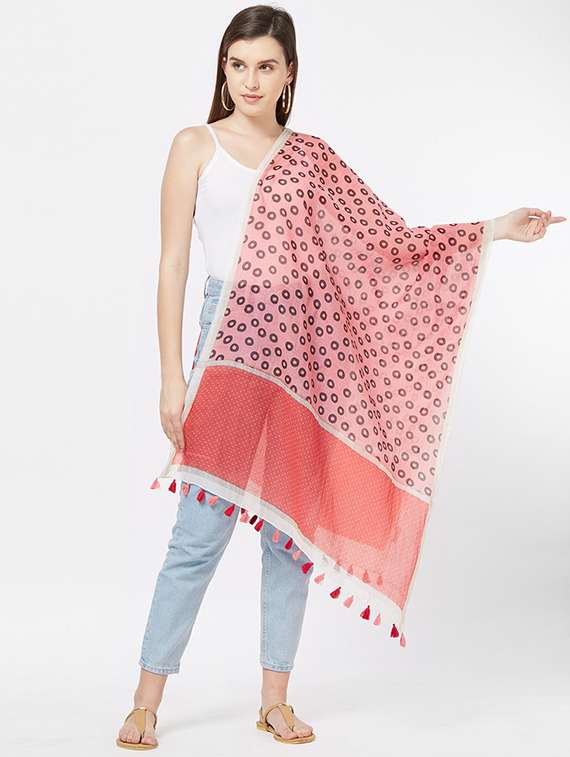 women's printed print stole