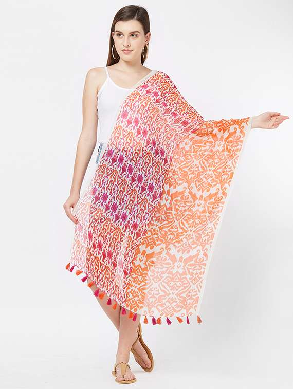 women's ikat print stole - 16233684 - Zoom Image - 0