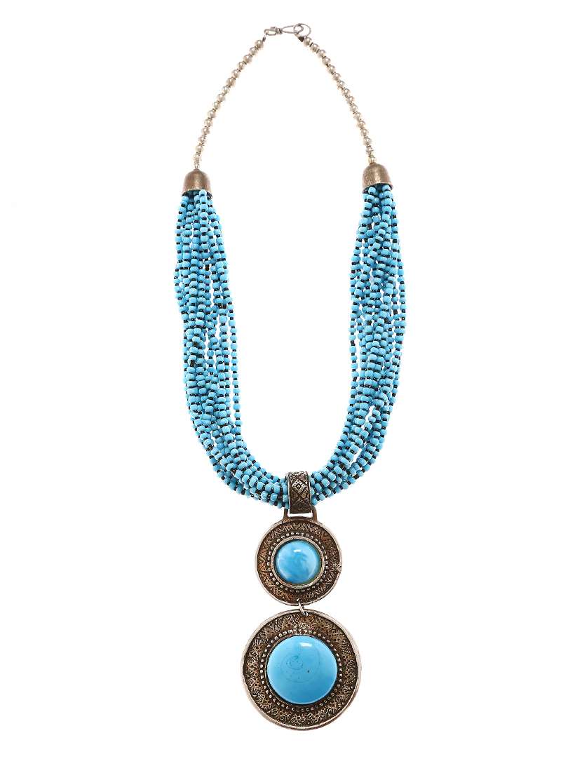  women ethnic daily wear designer necklace - 16234671 -  Zoom Image - 0