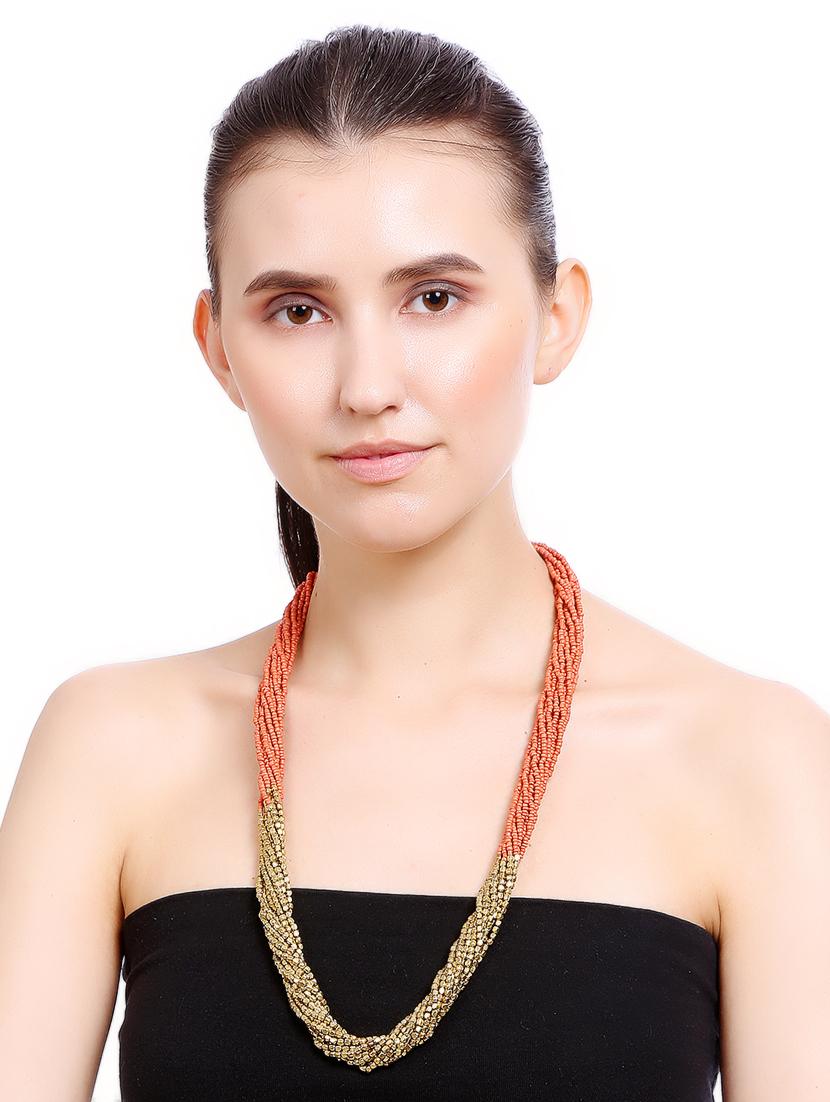 women ethnic daily wear designer necklace - 16234678 - Standard Image - 3