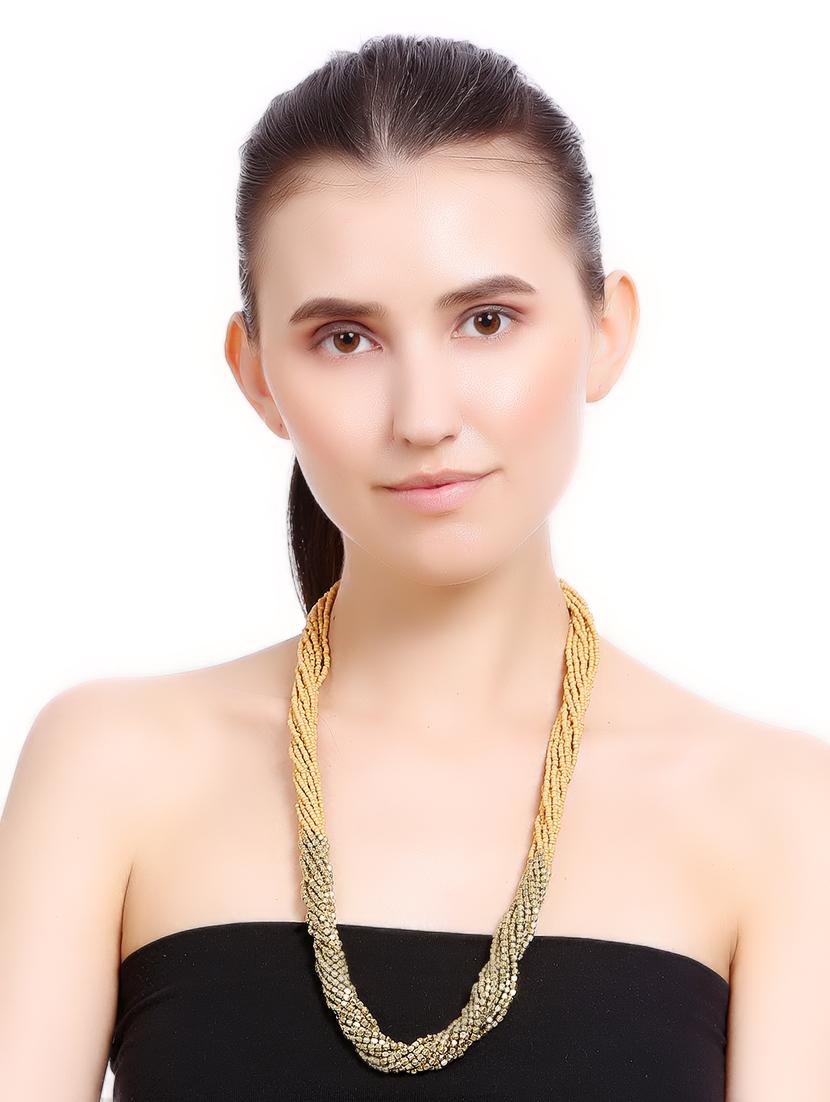 women ethnic daily wear designer beaded necklace - 16234679 - Standard Image - 3