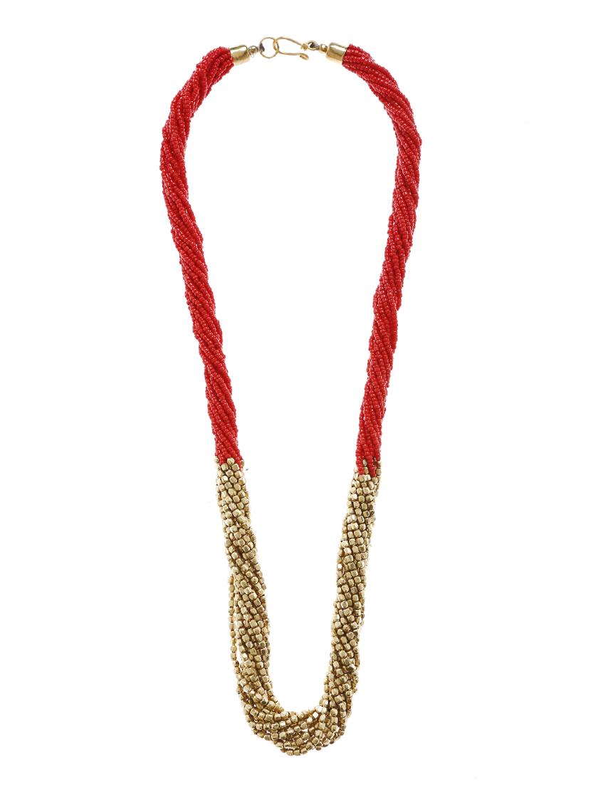 women ethnic daily wear designer beaded necklace - 16234682 - Zoom Image - 0