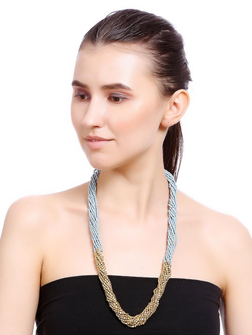 women ethnic daily wear designer beaded necklace - 16234684 - Standard Image - 3