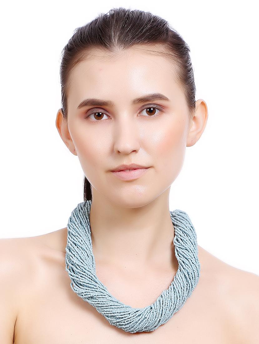 women ethnic daily wear designer beaded necklace - 16234695 - Standard Image - 3