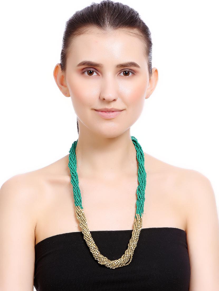 women ethnic daily wear designer beaded necklace - 16234700 - Standard Image - 3