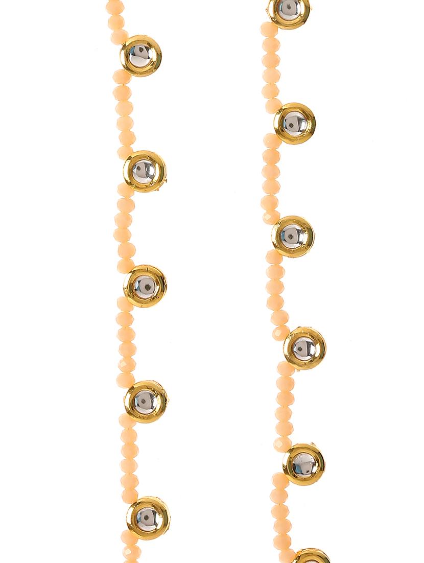 gold metal anklet and payal - 16237831 - Standard Image - 3