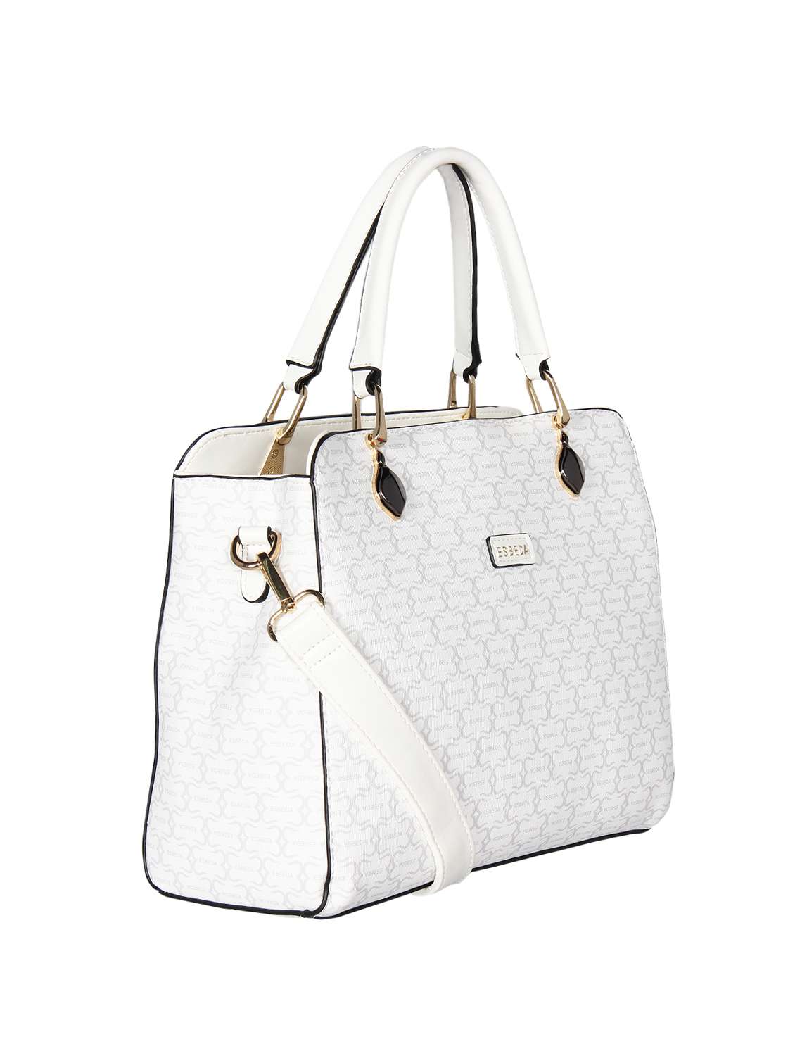 white leatherette (pu) handbag - 16238525 -  Standard Image - 3