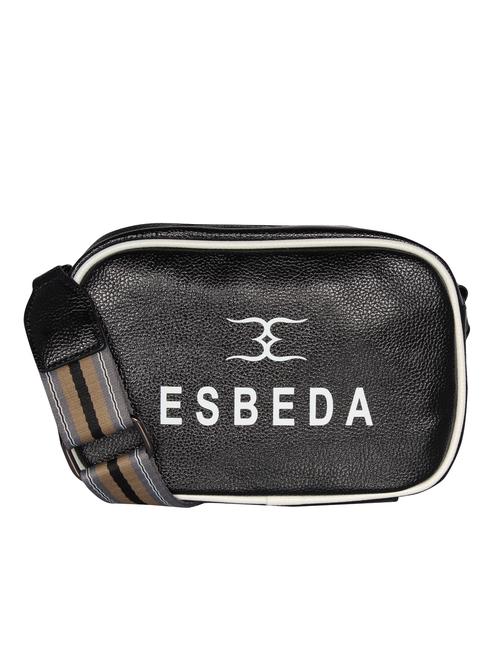 black leatherette (pu) sling bag - 16238547 - Standard Image - 0