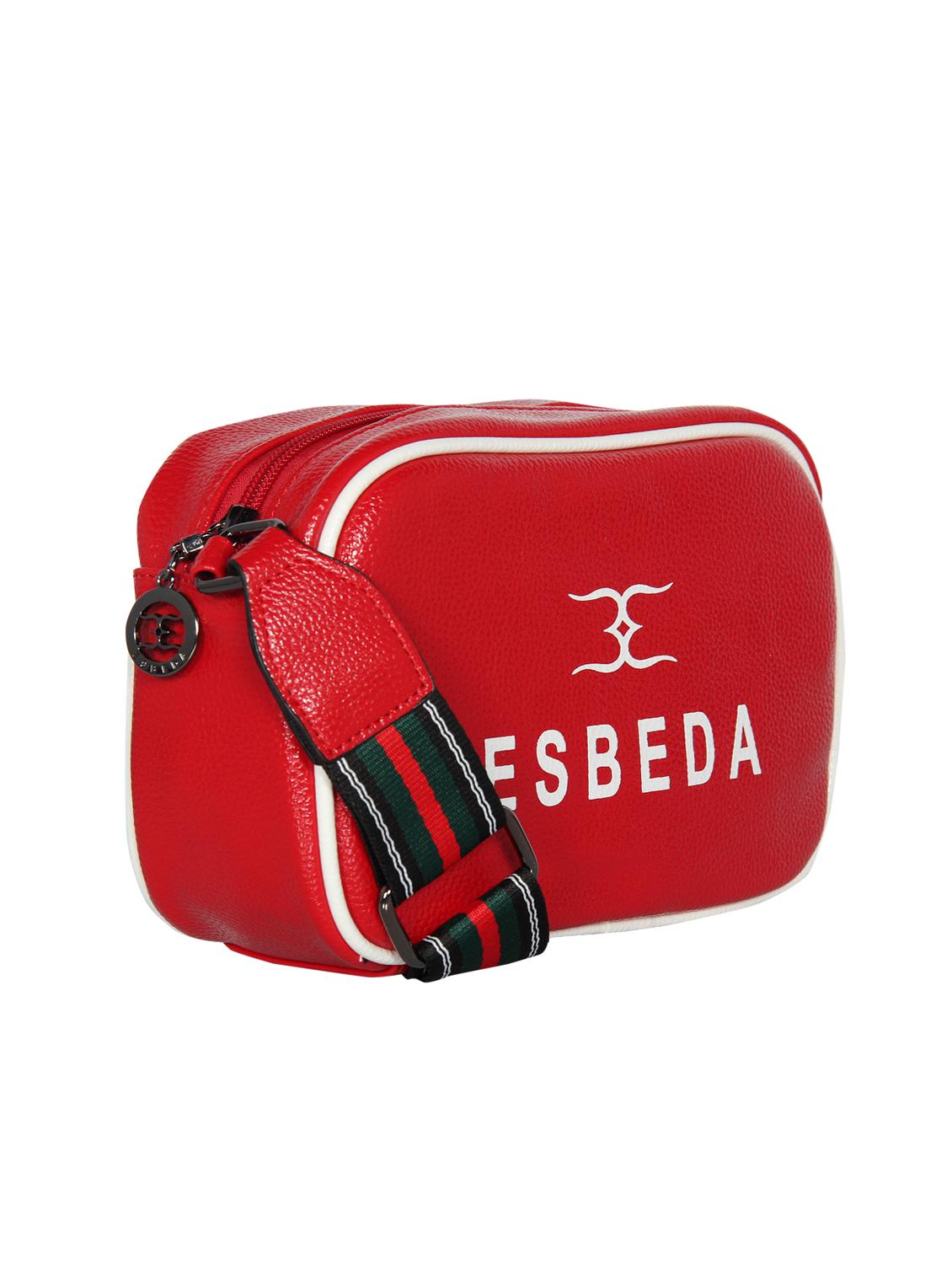 red leatherette (pu) sling bag - 16238550 - Standard Image - 3