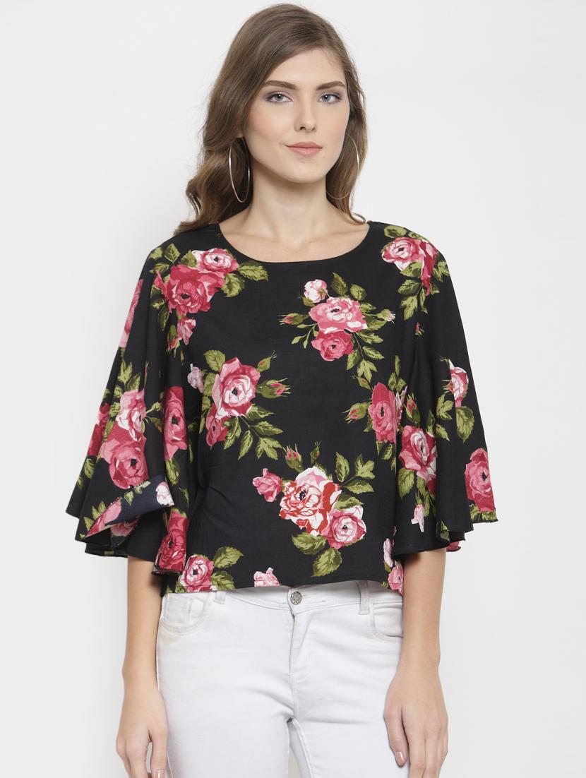 women's straight round neck top - 16241733 -  Zoom Image - 0