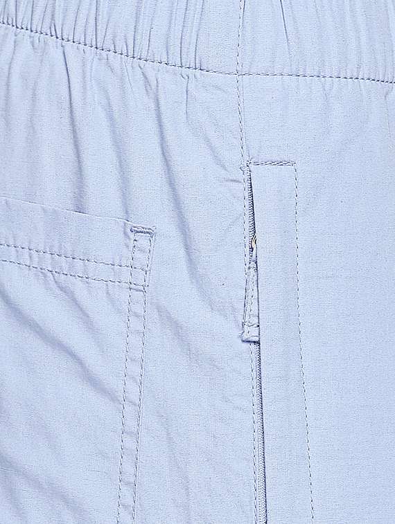 blue solid pyjama - 16243981 - Standard Image - 3
