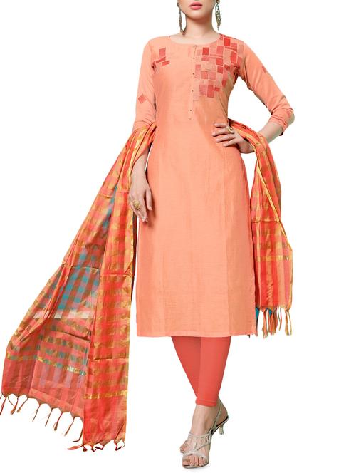 embroidered unstitched suit - 16246896 -  Standard Image - 0