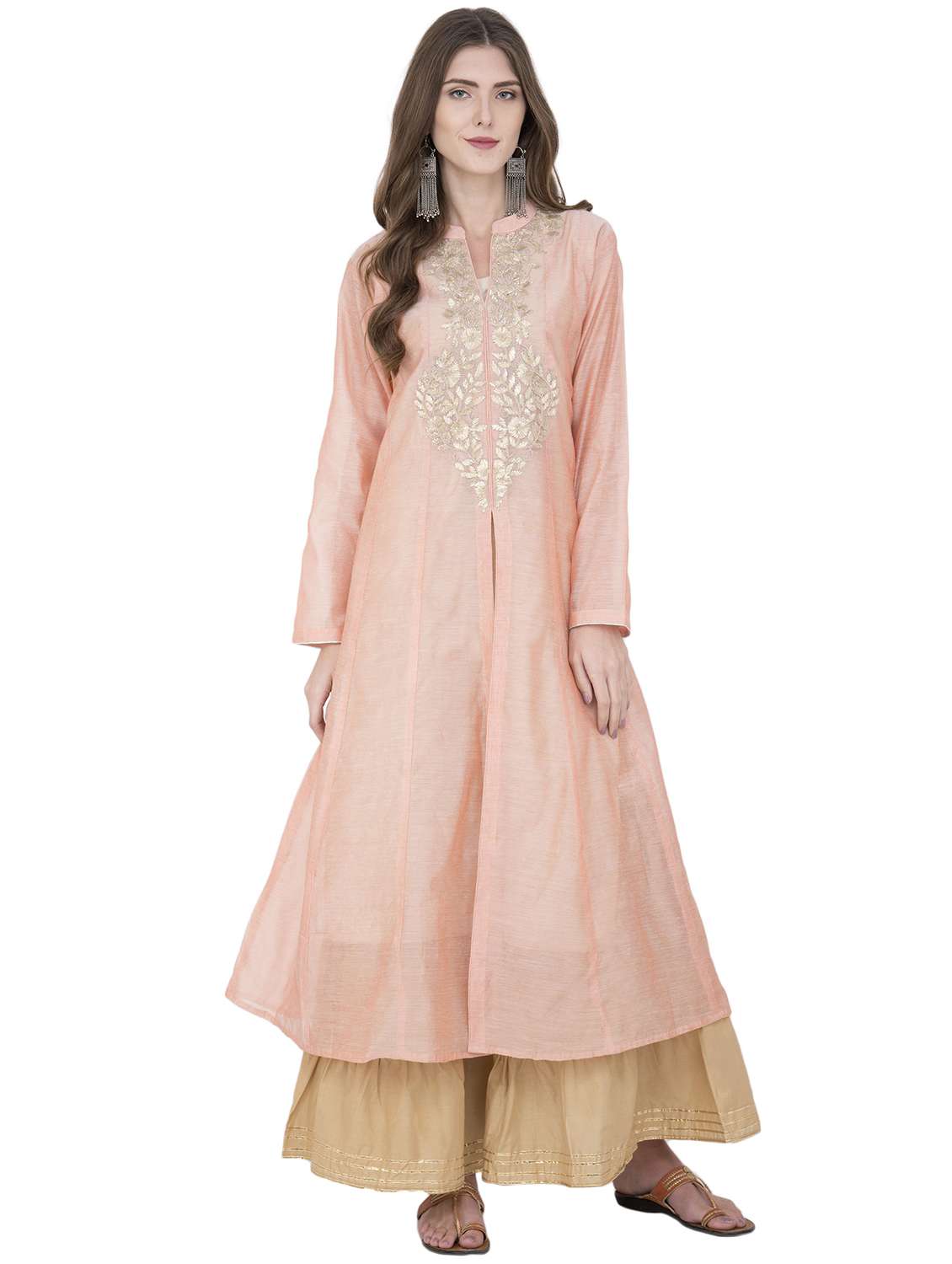 gota patti a-line kurta