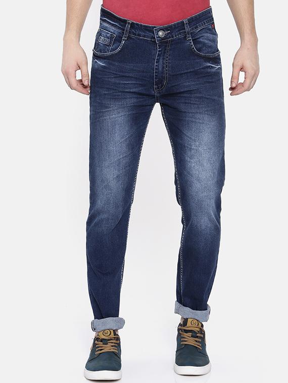 blue heavy washed jeans - 16252621 -  Zoom Image - 0