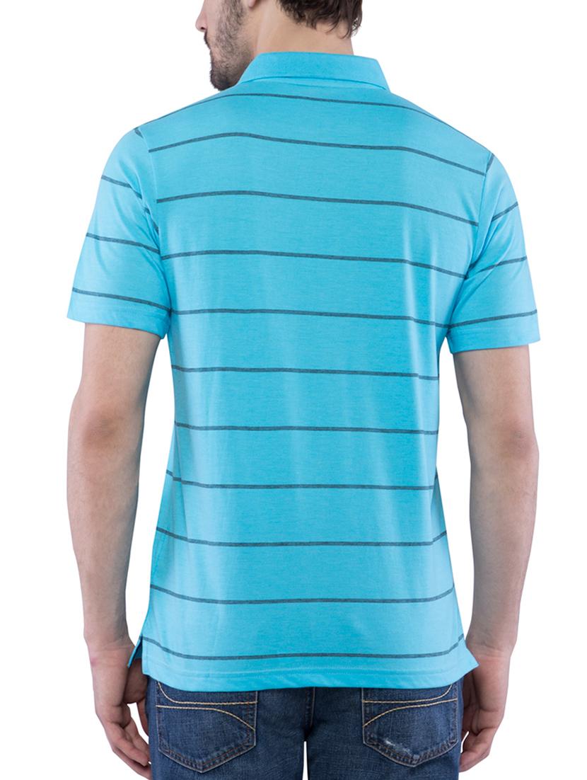 blue striped polo t-shirt - 16253044 -  Standard Image - 3