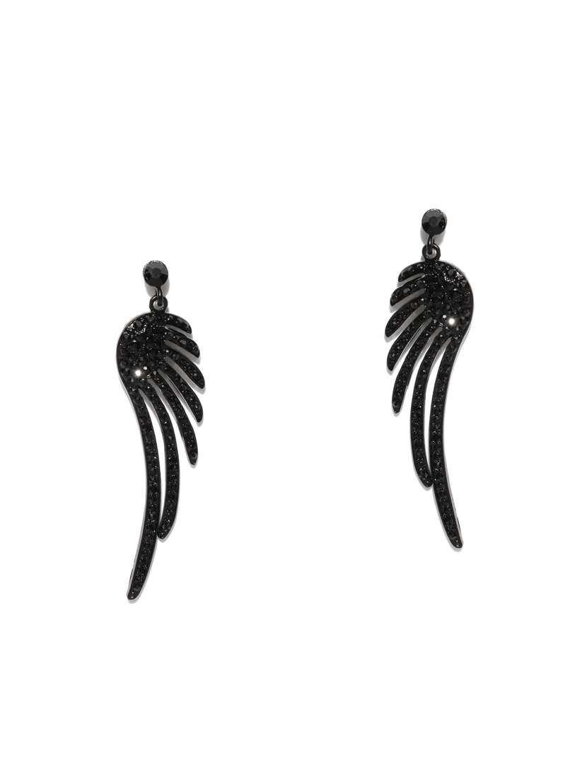 black  drop earring