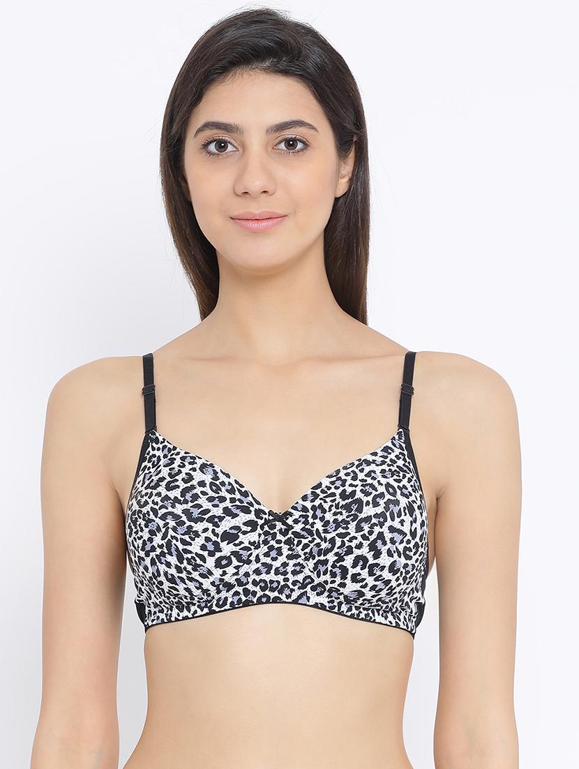 animal print bow patch t-shirt bra - 16259138 - Zoom Image - 0