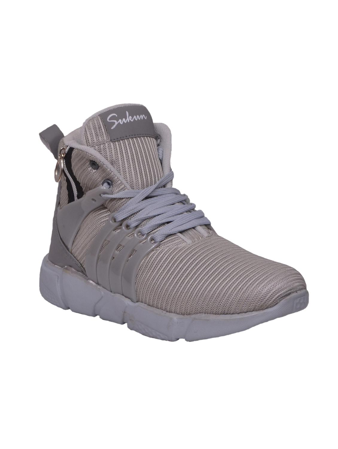 grey mesh sport shoes - 16260899 - Zoom Image - 0