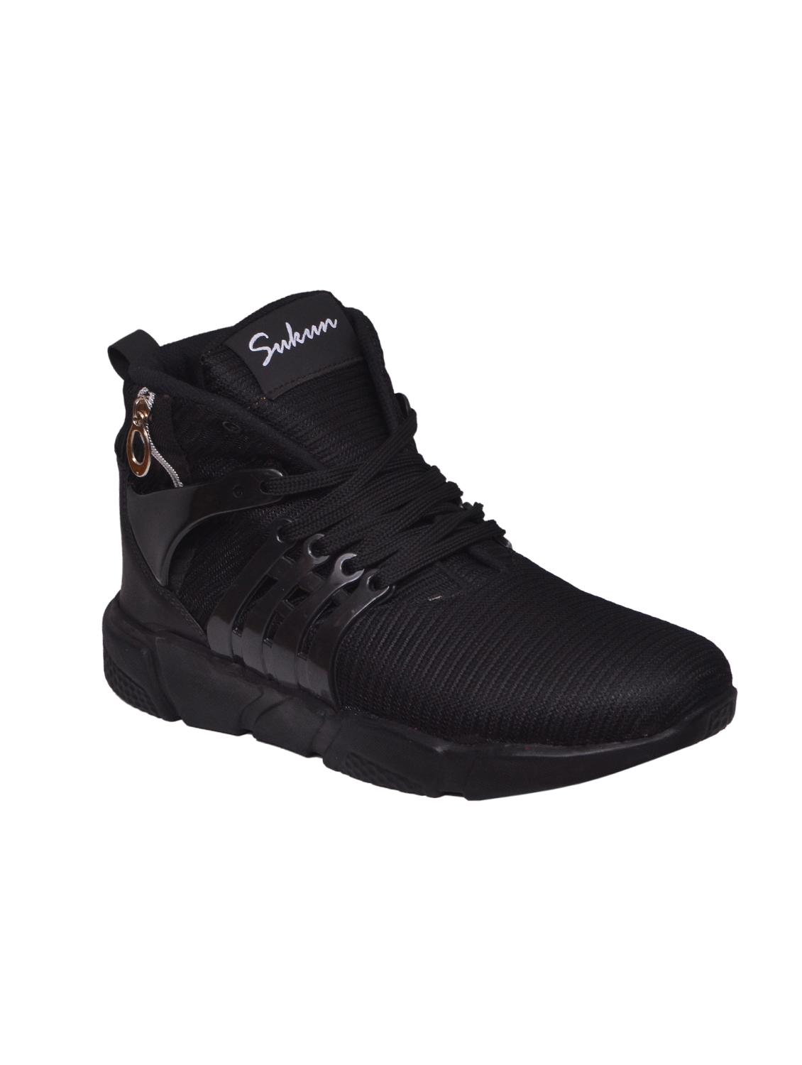 black mesh sport shoes - 16260901 -  Zoom Image - 0