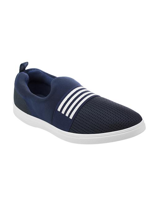 navy blue mesh slipons - 16262193 -  Standard Image - 0