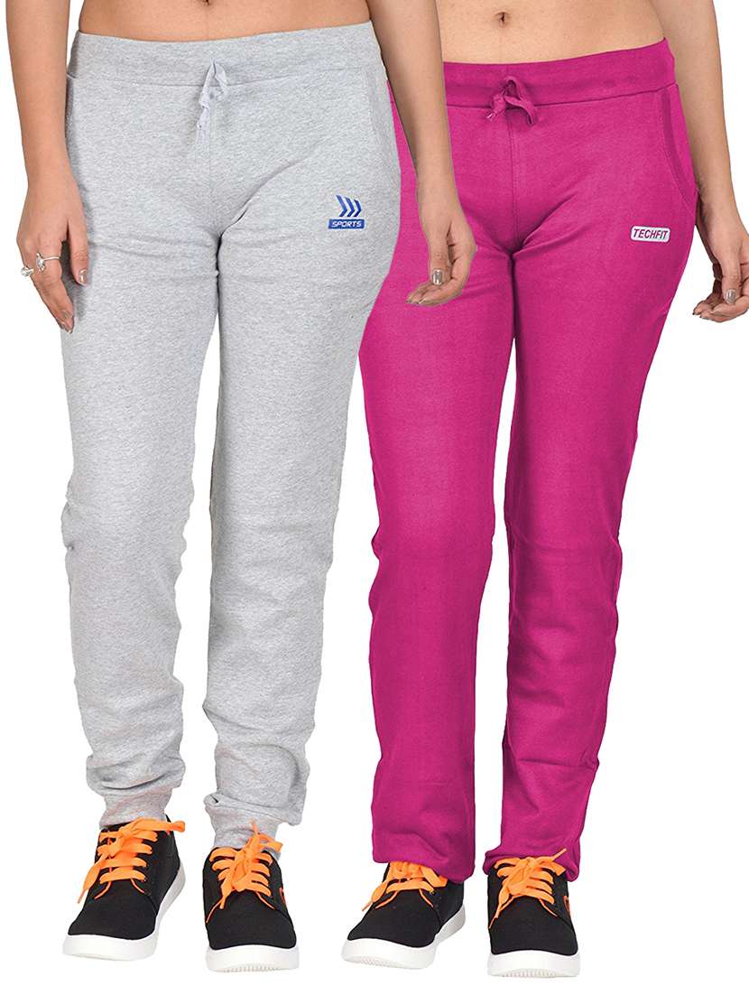 set of 2 solid track pant
