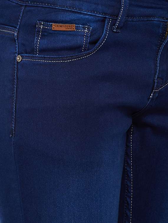 women's plain slim fit jeans - 16262657 -  Standard Image - 3