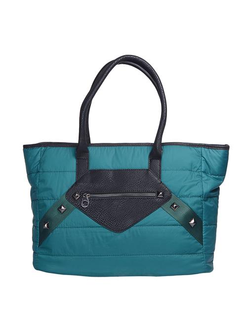 green leatherette (pu) handbag - 16273583 -  Standard Image - 0