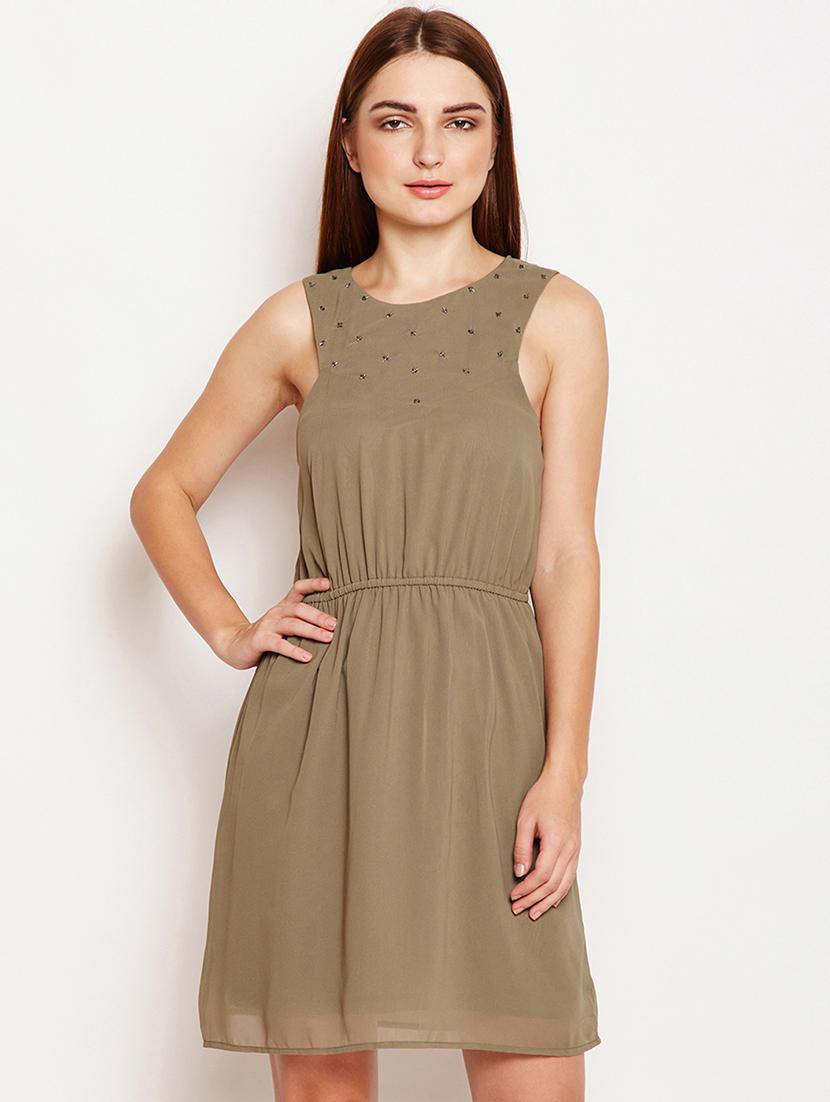 embellished a-line dress - 16274739 -  Zoom Image - 0