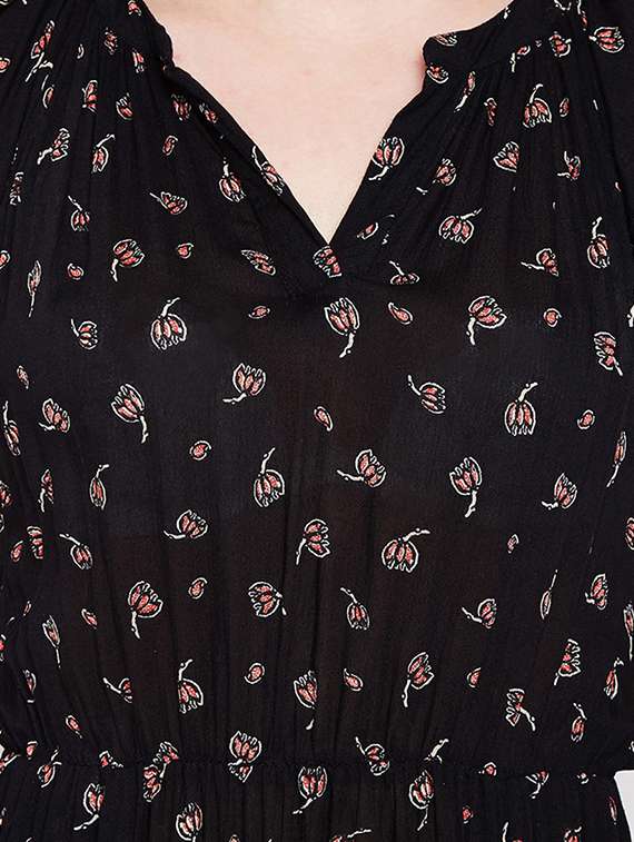 women's fit & flare floral dress - 16274762 -  Standard Image - 3