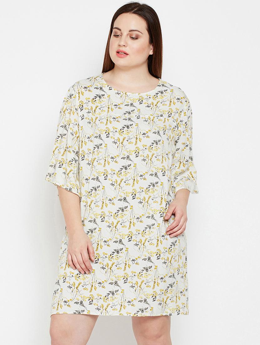floral a-line plus dress - 16274793 - Zoom Image - 0