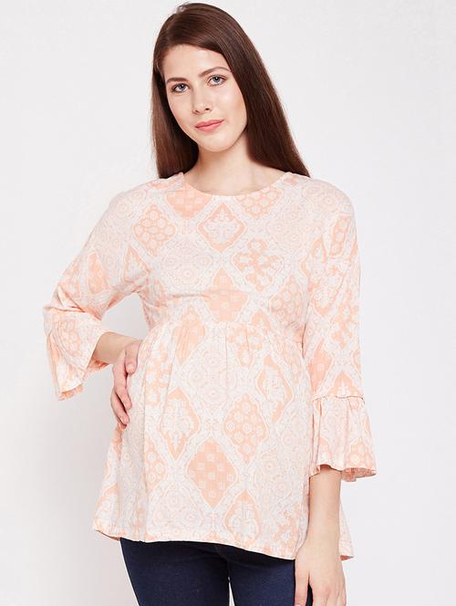 criss cross detail maternity wear top - 16274829 -  Standard Image - 0