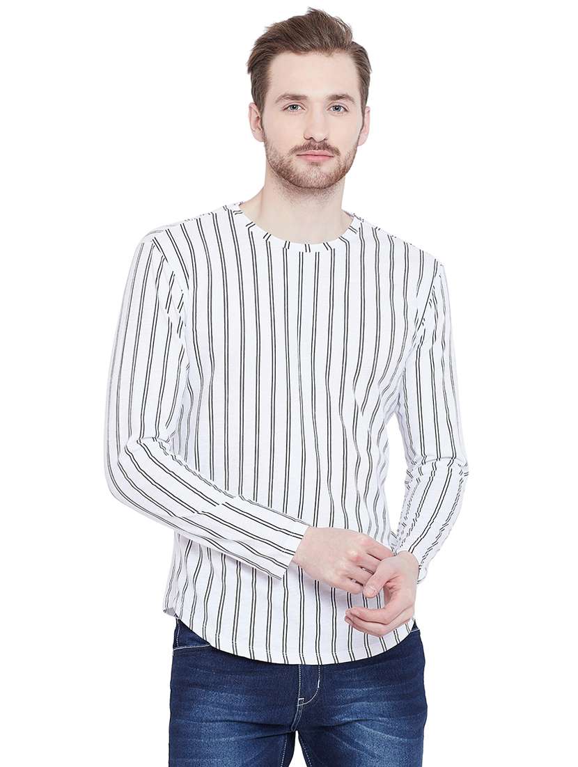 white striped t-shirt - 16275069 - Zoom Image - 0
