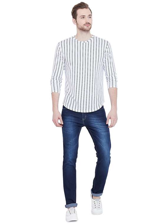 white striped t-shirt - 16275069 - Standard Image - 3
